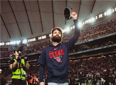 在世界棒球經典賽（WBC）中嶄露頭角，現年29歲、被稱為「日本殺手」的薩多里亞（Ondrej Satoria）。(IG@iamondrejsatoria)