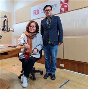 洪侃館長接受美麗的台灣節目專訪