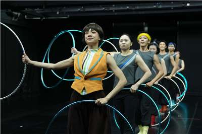 NSO國家交響樂團攜手舞蹈空間舞團推出跨界製作《彼得與狼的奇幻冒險》，結合音樂、舞蹈與馬戲元素，帶領觀眾打開想像力的奇幻舞台旅程。(NSO提供)