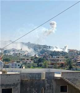 國際組織人權觀察(Human Rights Watch)9日指控，以色列上週對黎巴嫩南部城鎮約莫爾(Yohmor)的民宅，非法使用以火砲發射的白磷彈。(圖：HRW)