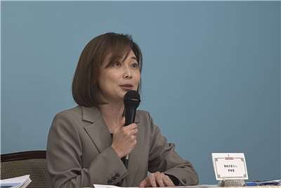 總統府召開「全社會防衛韌性委員會第七次委員會議」，總統府發言人郭雅慧晚點轉述此次會議重點與裁示。 （劉玉秋攝）