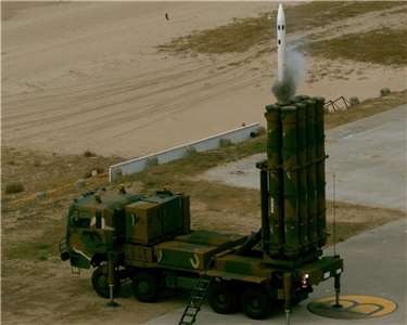 韓製飛彈攔截系統。示意圖。(維基百科)