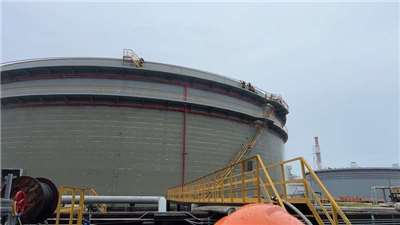 圖為中油大林廠一處儲油槽。 (圖:中央社檔案照)