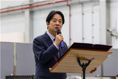 賴清德總統27日下午前往視導「國家中山科學研究院」。(總統府提供)