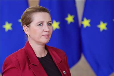 丹麥總理佛瑞德里克森(Mette Frederiksen)有望連任。資料照。