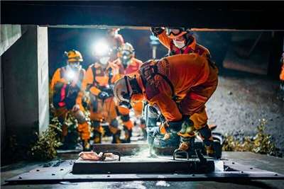 圖為921震災搜救演練情形。資料照。（消防署提供）