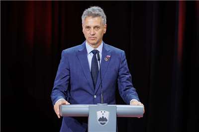 斯洛維尼亞總理高洛伯(Robert Golob)。 (圖:@govSlovenia)