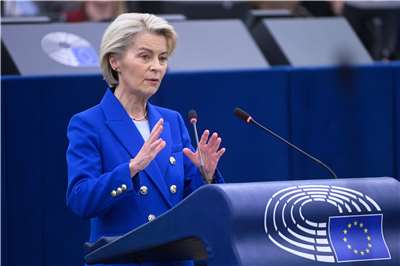 賽普勒斯一處英國空軍基地遭無人機攻擊，原定2日至3日在當地舉行的歐盟歐洲事務部長非正式會議宣布延期。歐盟執委會主席范德賴恩（Ursula von der Leyen）強調，將團結一致面對任何威脅。資料照。