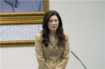 台北地方法院審理京華城案，全案將於26日一審宣判。國民黨主席鄭麗文25日在中常會上聲援前民眾黨主席柯文哲。(趙婉淳 攝)