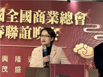 副總統蕭美琴指出，面對全球動盪、局勢變化，希望立法院、各界支持中央政府總預算、國防特別預算，讓政府施政順利推動。(謝佳興 攝)
