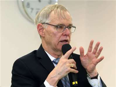 前美國在台協會(AIT)理事主席卜睿哲。 (圖:中央社檔案照片)