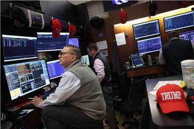 美股9日開低，道瓊大跌逾750點。圖為紐約證券交易所。資料照。 