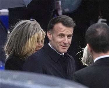 法國總統馬克宏31日抵達東京訪問。