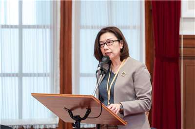 衛福部次長林靜儀出席「健康台灣推動委員會第7次委員會議」。(圖：總統府)