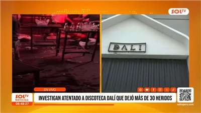 秘魯夜店發生，有33人受傷。(翻攝Sol TV Peru YouTube頻道)