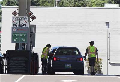 圖為俄勒岡州塞勒姆市的一處加油站。資料照。