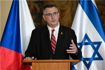 以色列外交部長薩爾(Gideon Saar)。(美聯社/達志影像)