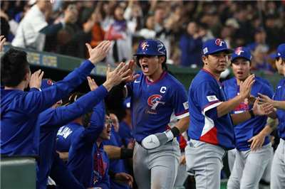 WBC/Pasukan Taiwan Menang! Mengalahkan Korea Selatan 5-4 (Foto: CNA)