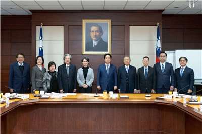 賴清德總統10日出席「第7屆監察委員提名審薦小組」第1次會議。(圖：總統府)