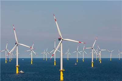 經濟部離岸風電第二階段遴選風場之一允能風場，過去曾發生工程延宕以及兩度釋股。資料照。(翻攝達德能源官網)