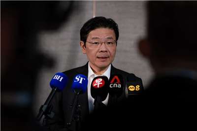 新加坡總理黃循財17日投書日媒表示，新加坡與日本為理念相同、維護自由貿易和多邊秩序的夥伴，期盼共同維護安全與穩定的區域環境。資料照。(AFP)