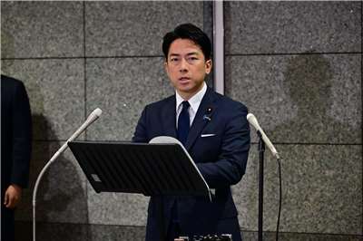 日本防衛大臣小泉進次郎。資料照。(X@shinjirokoiz)