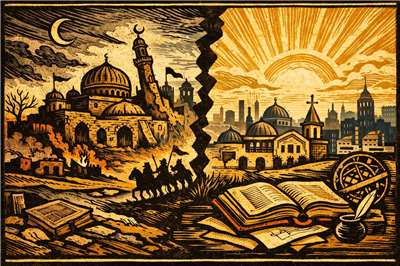 維吾爾人（古稱回鶻）的歷史，正是 「輝煌—衰落」轉變的活生生案例。示意圖。(AI生成圖)