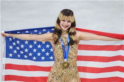 美國華裔花式滑冰選手劉美賢(Alysa Liu)。