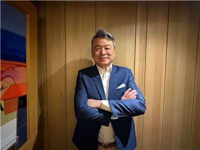 投信投顧公會理事長尤昭文。(圖：陳林幸虹 攝)