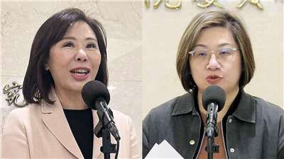 國民黨團日前公布42項優先法案，《晶片國安法草案》及《離島建設條例》修正案均被列入，引發關注。左為國民黨立委李彥秀、右為民進黨立委陳培瑜。資料合成照。(Rti)