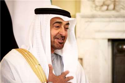 阿拉伯聯合大公國元首穆罕默德親王（Sheikh Mohammed bin Zayed Al Nahyan）。