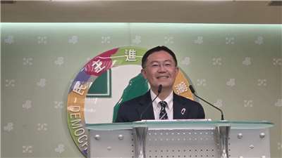 民進黨發言人李坤城。資料照。(劉玉秋攝)