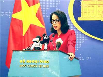 越南外交部發言人范秋姮。 (圖：中央社檔案照)
