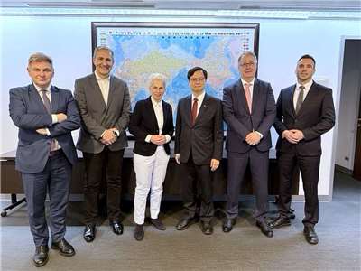 歐洲議會「安全暨防衛委員會」(Committee on Security and Defense)官方代表團於30日至4月2日訪台 (外交部提供)