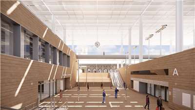 台南鐵路地下化預計今年底全線通車，同時啟用新的台南站。(FB@交通部鐵道局)