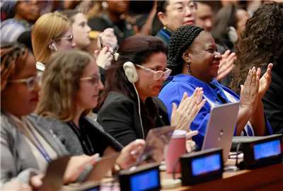 聯合國「婦女地位委員會」大會將於9日於紐約召開。圖為資料照。(翻攝Commission on the Status of Women, CSW官網)