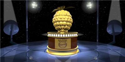 素有「爛片界奧斯卡」之稱的金酸莓獎(Razzie Awards)。 (圖:翻拍YT)