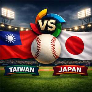 台日大戰6日晚間登場。(AI生成圖)