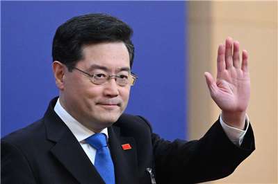 中國外交部長秦剛。