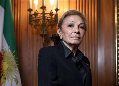 末代國王的遺孀法拉．巴勒維(Farah Pahlavi)。 (檔案照)