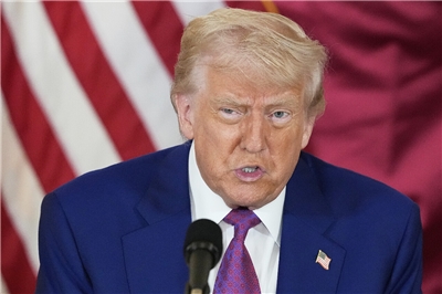 美國總統川普(Donald Trump)資料照。