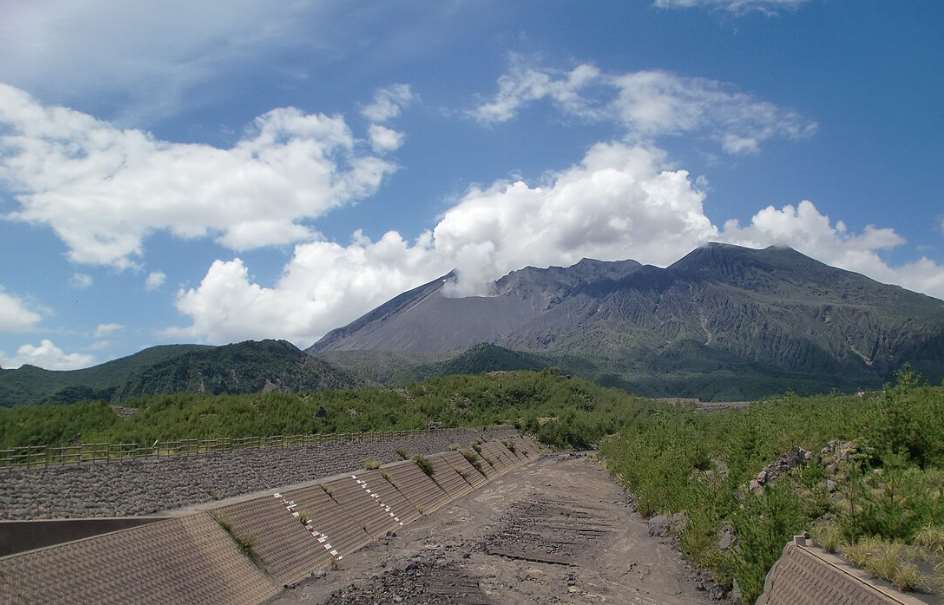 櫻島火山。資料照。(圖 : 維基百科)