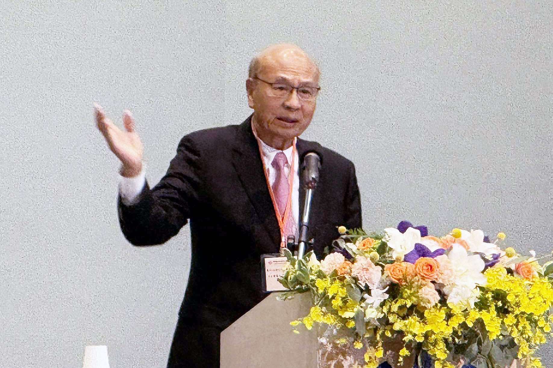 全國工業總會理事長潘俊榮指出，台灣確實缺乏勞動力，希望能開放引進印度移工，滿足產業需求，對產業發展有正面效果。(謝佳興 攝)