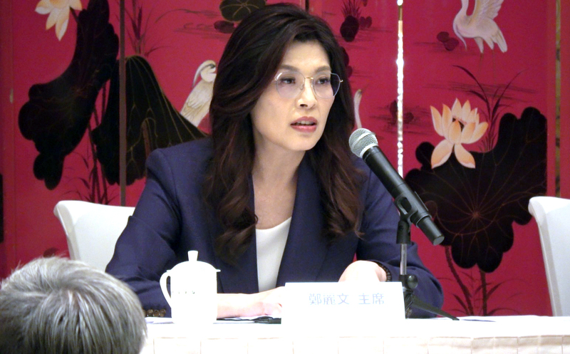 國民黨主席鄭麗文(圖)10日會晤中共總書記習近平後表示，兩岸「重建政治互信」後，應促成參與國際組織；外交部晚間回應表示，台灣基於主權享有參與國際組織的權利，中國無權置喙。