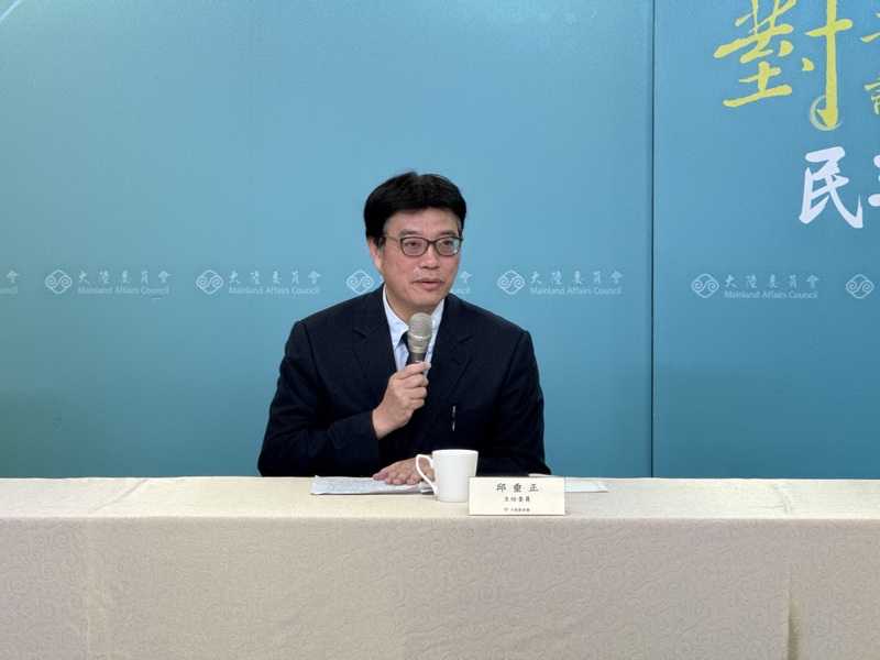 陸委會主委邱垂正表示，中共對台十項措施的本質就是「養、套、殺」。(資料照)