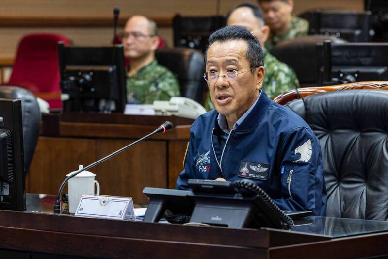 國防部長顧立雄宣布漢光電腦兵推演習結束。（國防部提供）