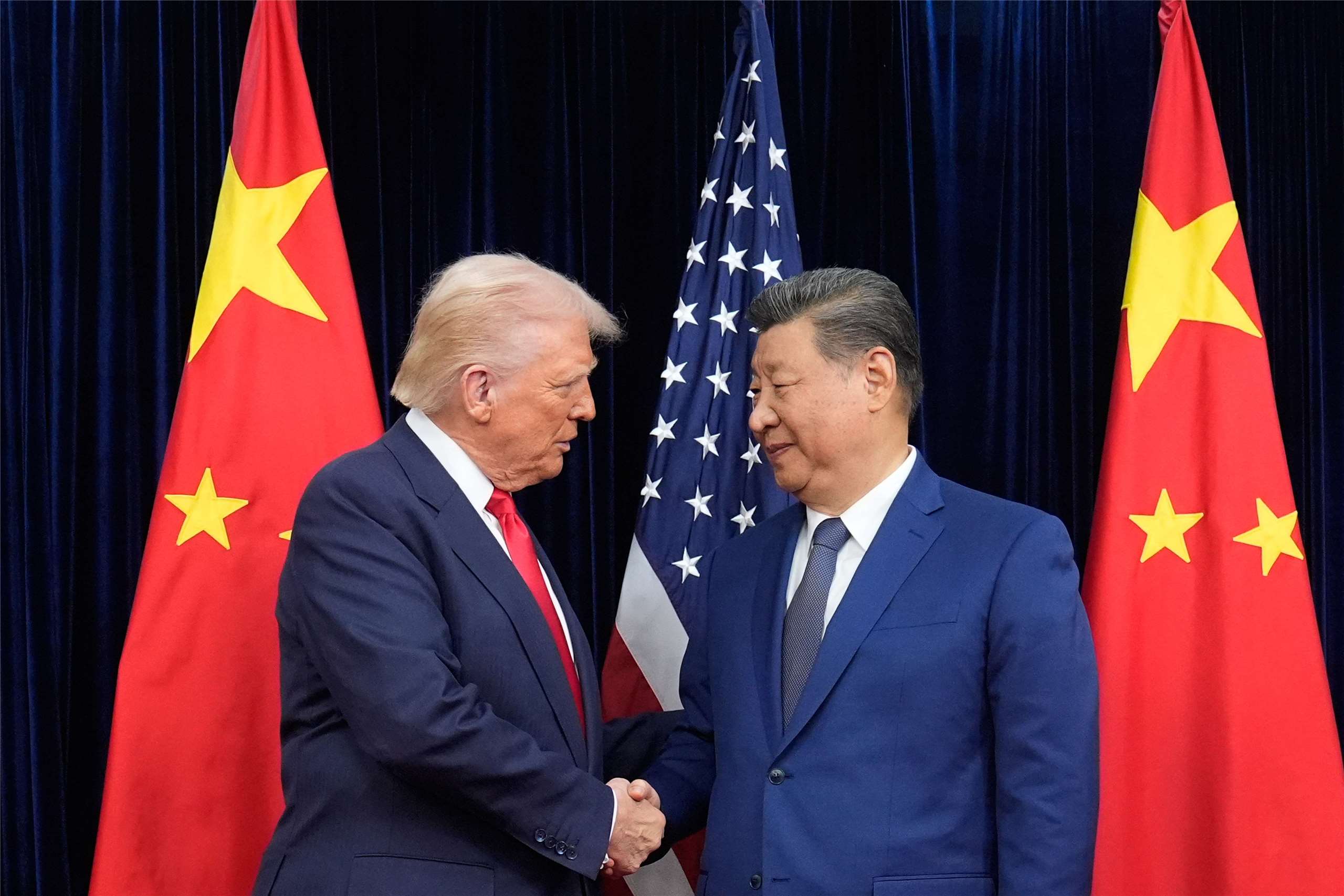 「川習會」預定五月中旬登場。左為美國總統川普(Donald Trump)、右為中國國家主席習近平。資料照。