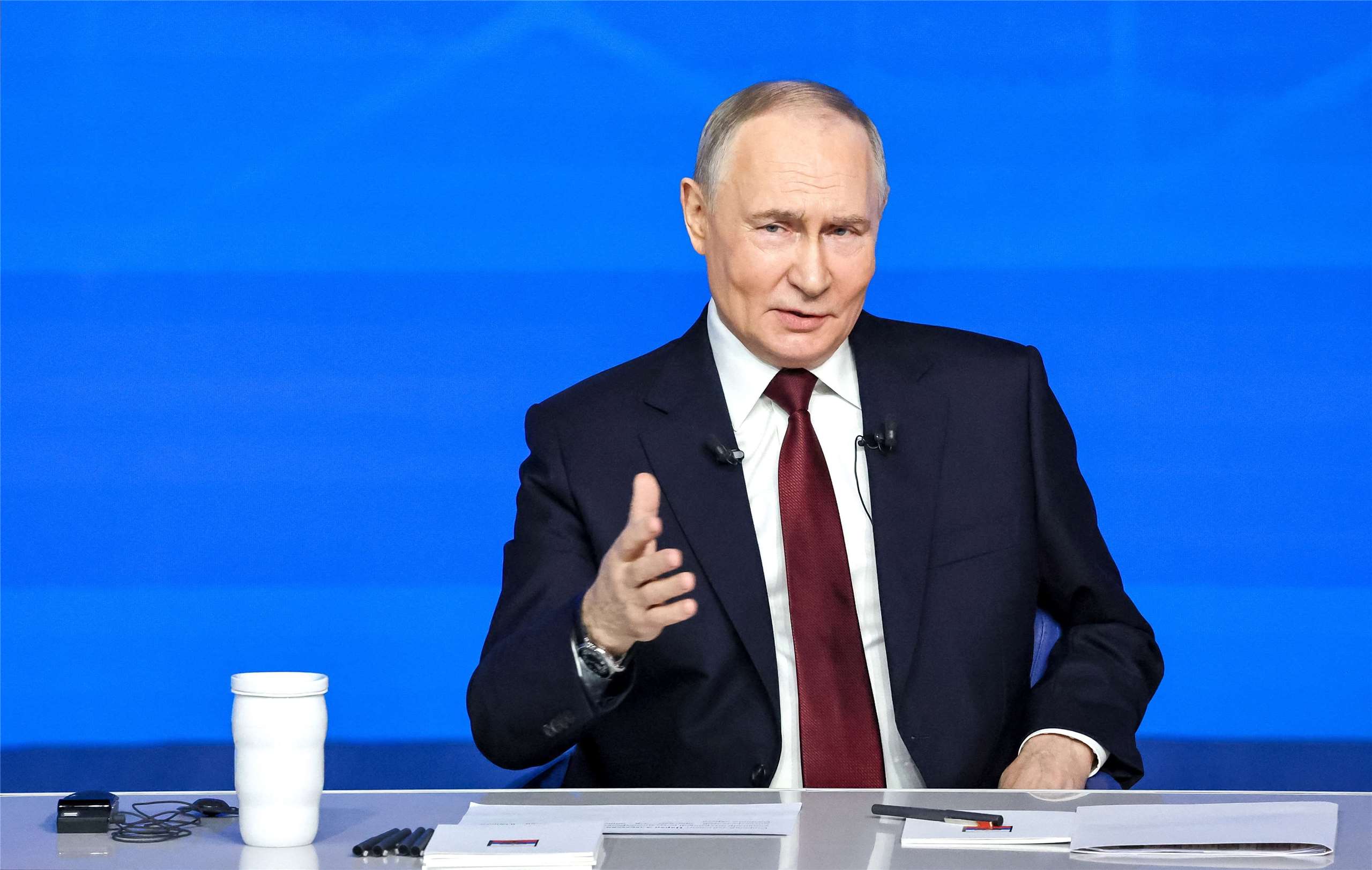 俄羅斯總統普丁(Vladimir Putin)22日批評國際奧林匹克委員會(IOC)前領導階層「可恥」、「懦弱」。 (路透社/達志影像)
