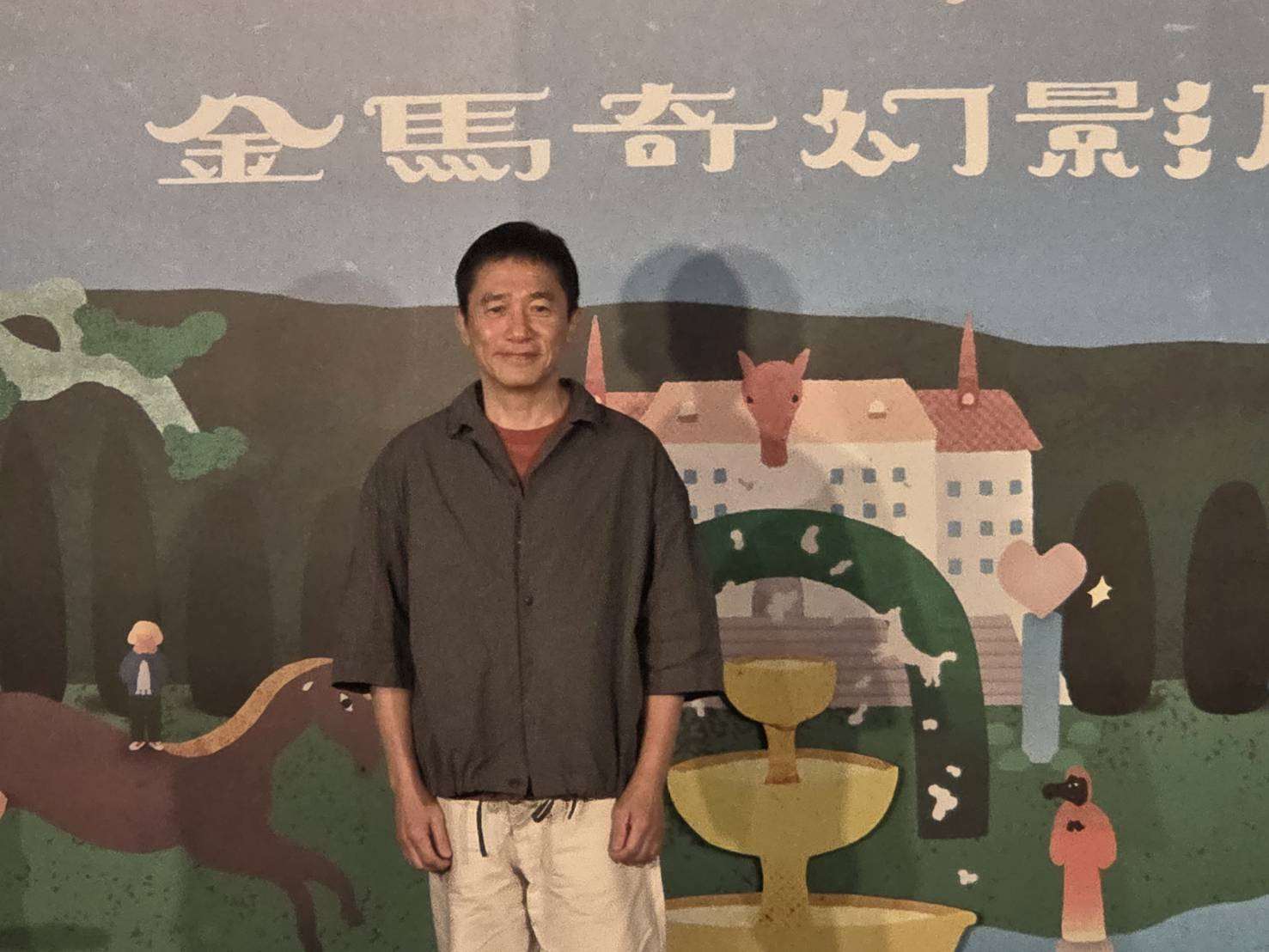 影帝梁朝偉睽違多時再度來台，就是在擔任金馬大師課開講。(江昭倫 攝)