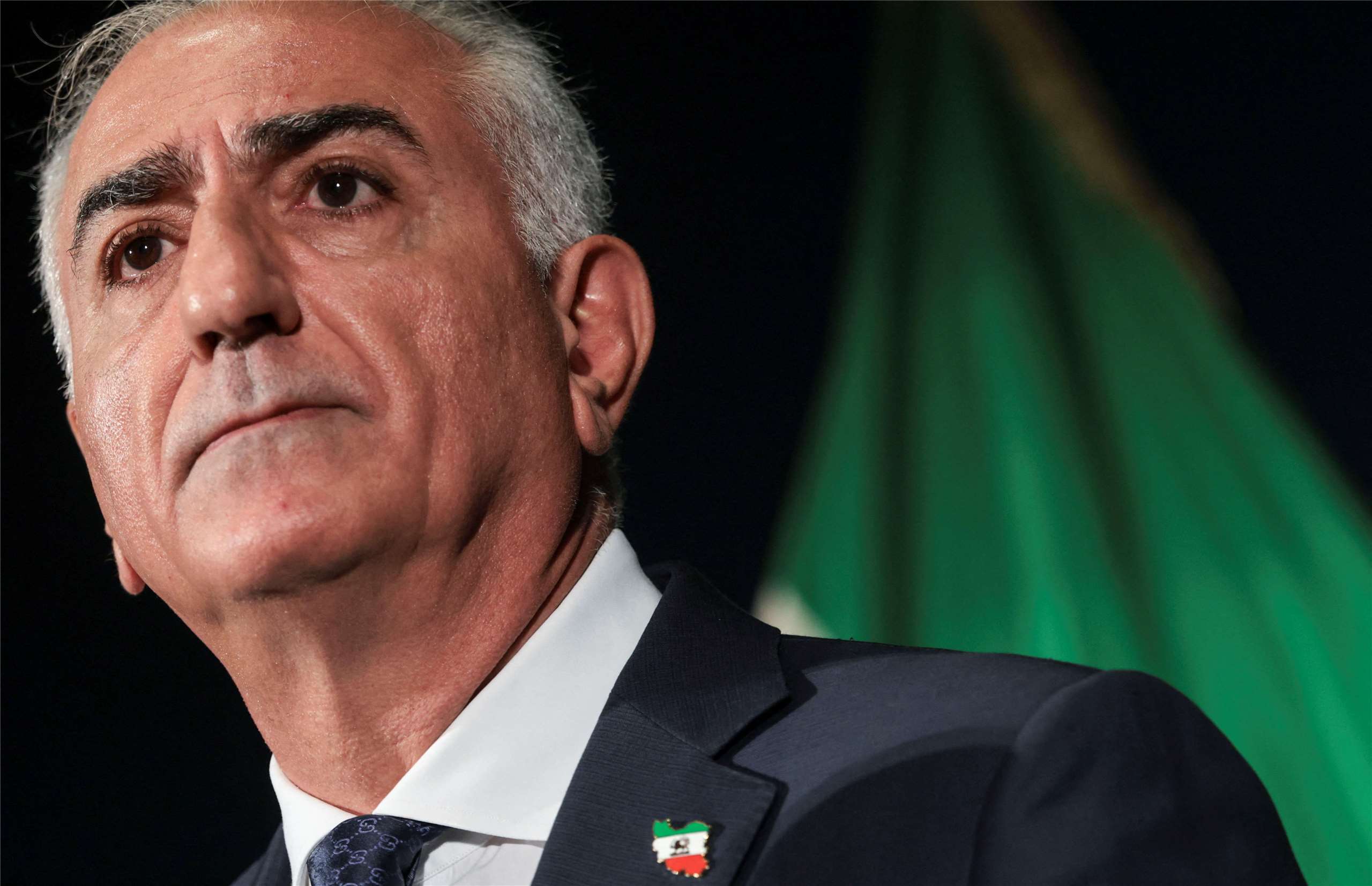 伊朗前國王之子巴勒維(Reza Pahlavi)(圖)呼籲西方加入伊朗戰爭。資料照片。